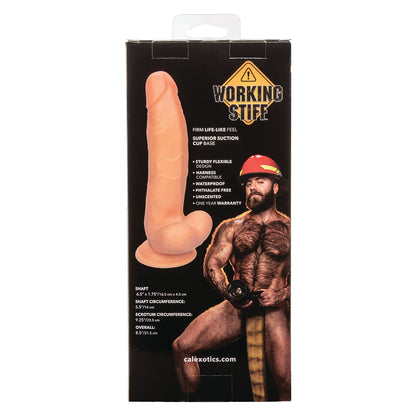 CalExotics® – Working Stiff - The Fireman – 6.5” Dong – Ivory