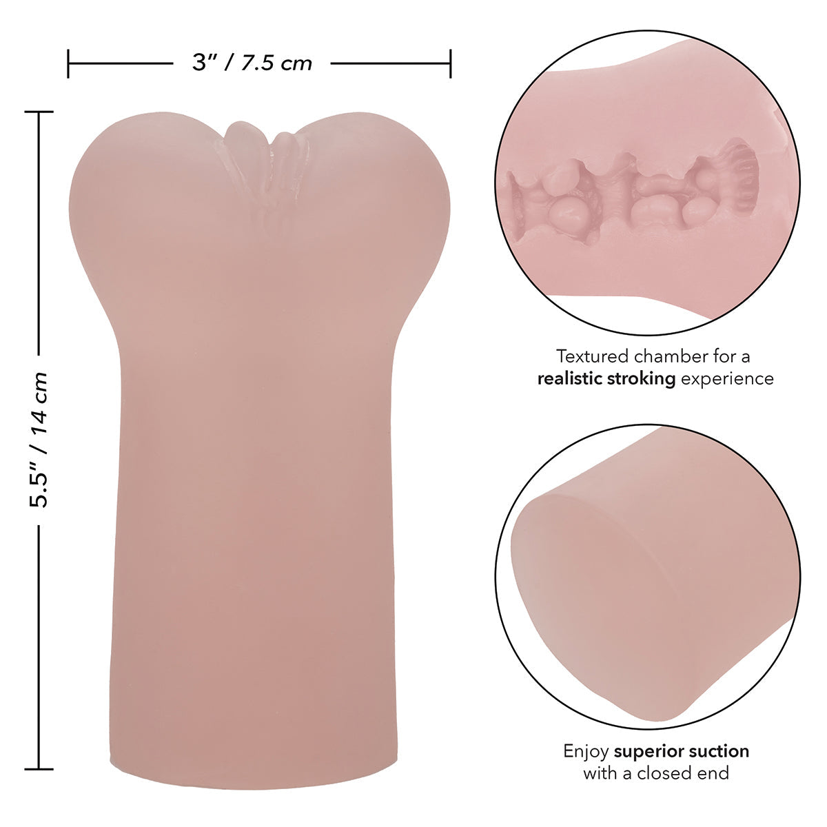 CalExotics® – The Pink Fairy – Vagina Masturbator - Pink