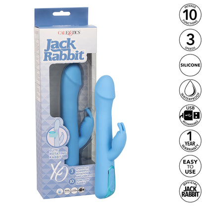 CalExotics® Jack Rabbit Elite Suction Rabbit – Blue