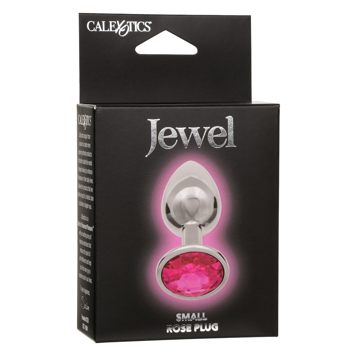 CalExotics® Jewel Small Rose Plug - Rose