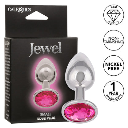 CalExotics® Jewel Small Rose Plug - Rose