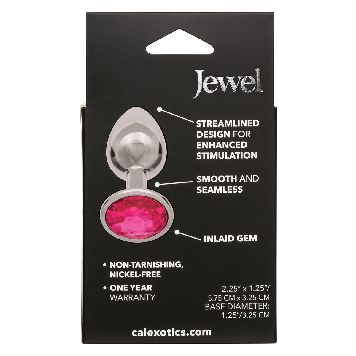 CalExotics® Jewel Small Rose Plug - Rose