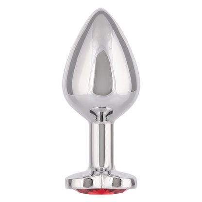 CalExotics® Jewel Large Ruby Heart Plug - Ruby