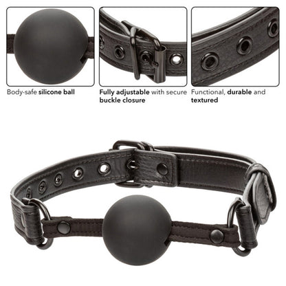 CalExotics® Nocturnal Collection Ball Gag- Black
