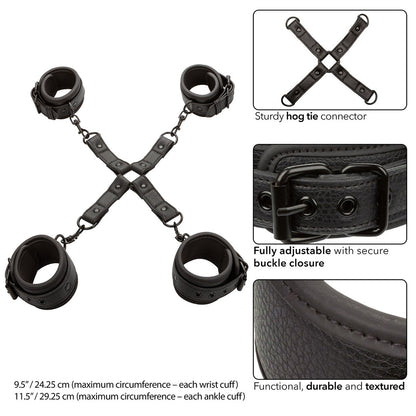 CalExotics® Nocturnal Collection Hog Tie - Black