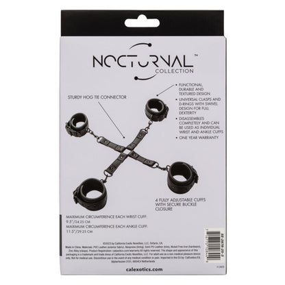 CalExotics® Nocturnal Collection Hog Tie - Black