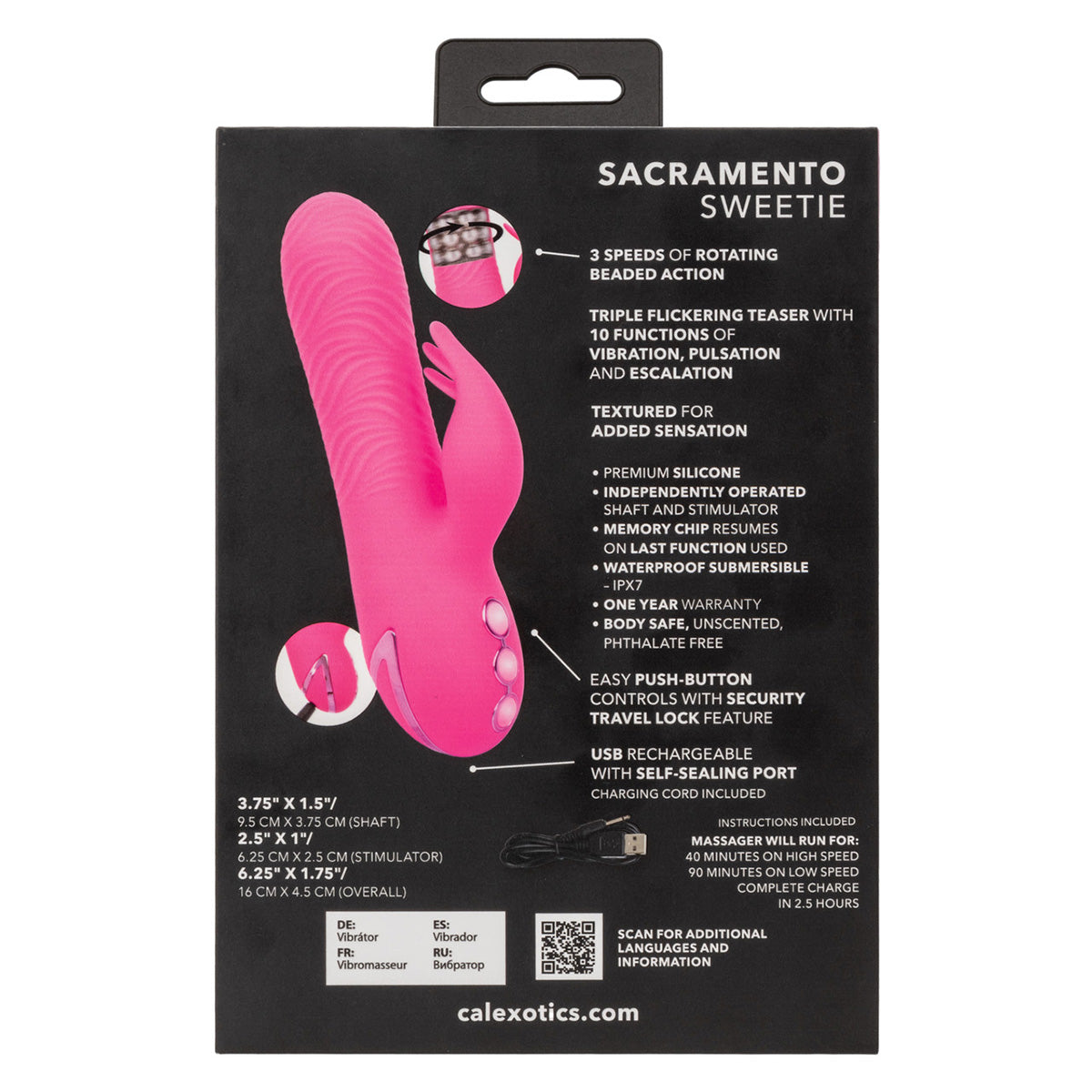CalExotics® California Dreaming Sacramento Sweetie - Pink