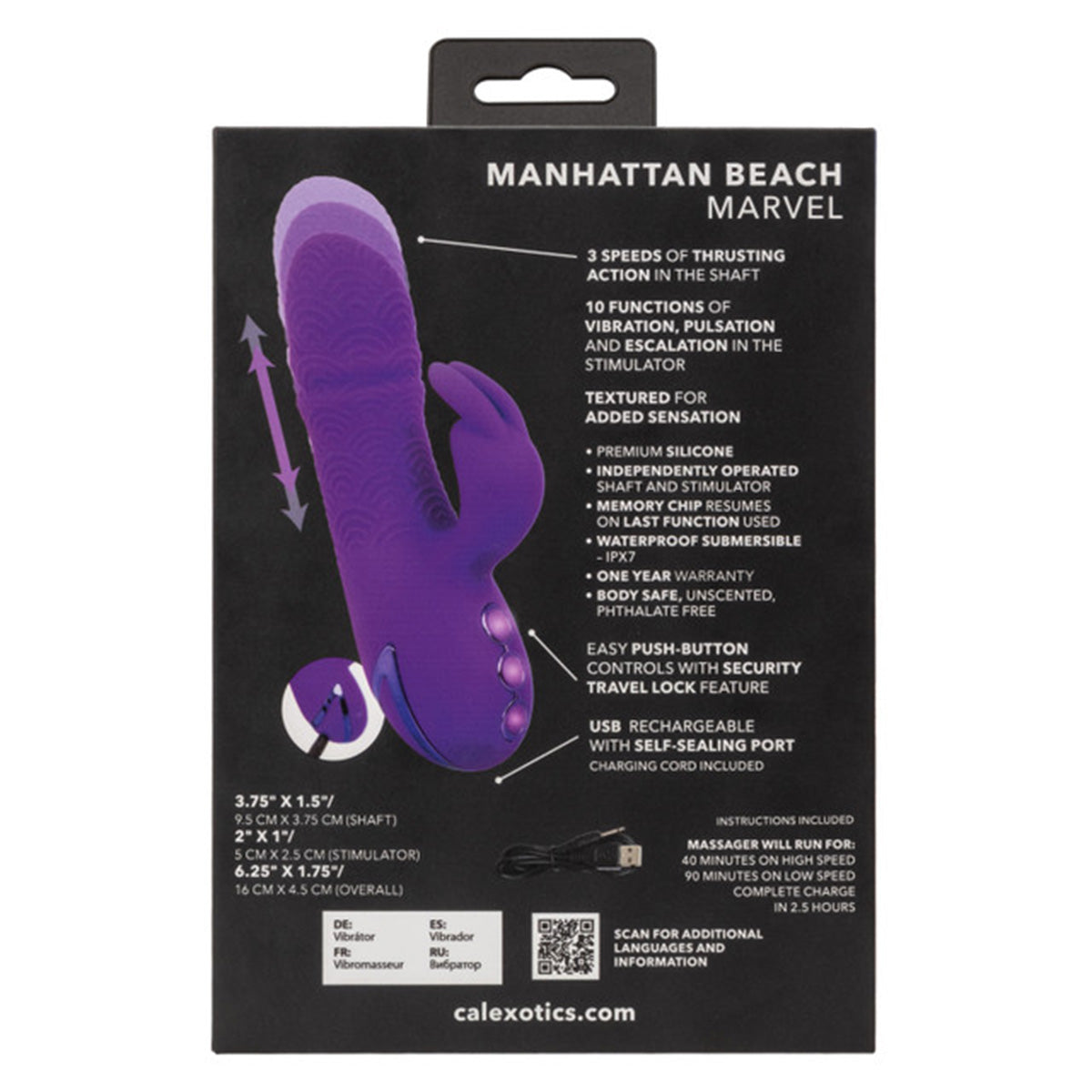 CalExotics® California Dreaming Manhattan Beach Marvel - Purple
