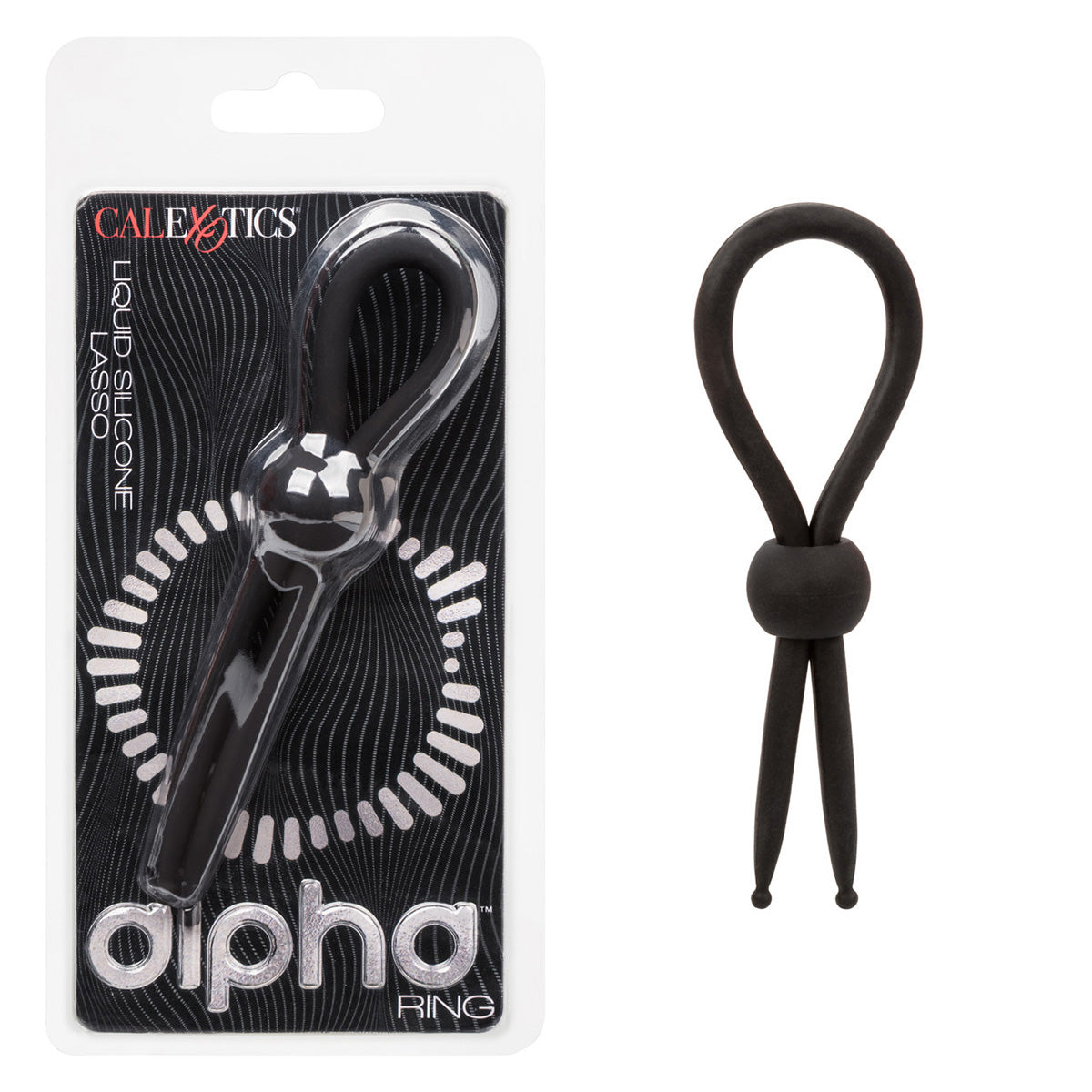 CalExotics® Alpha Liquid Silicone Lasso - Black