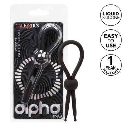 CalExotics® Alpha Liquid Silicone Lasso - Black