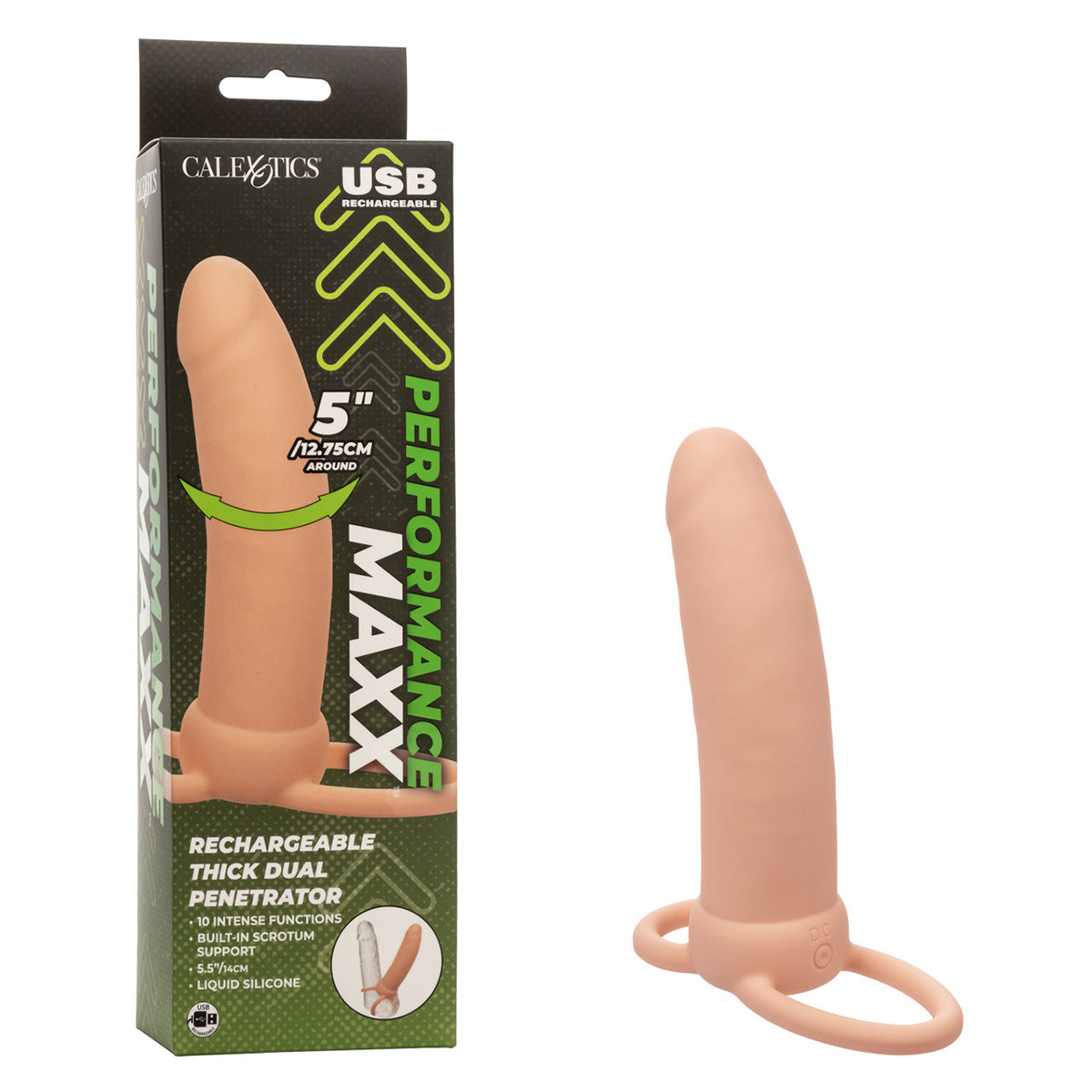 CalExotics® Performance Maxx Rechargeable Thick Dual Penetrator