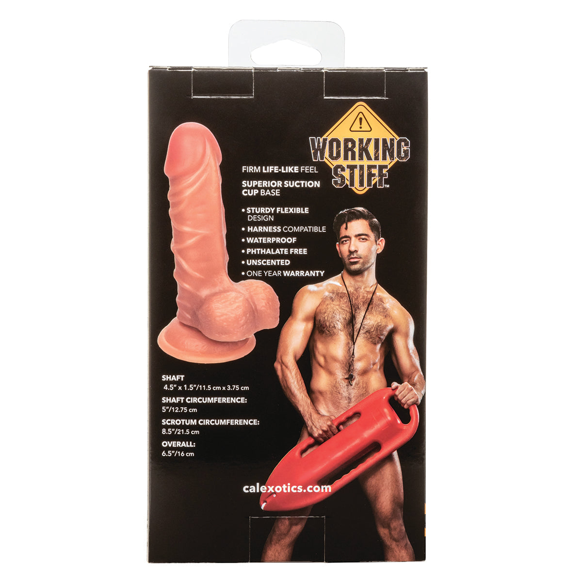 CalExotics® – Working Stiff - The Lifeguard – 4.5” Dong – Light Tan