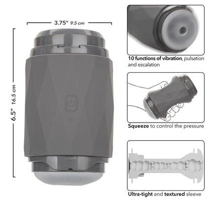 Calexotics® Milk Master Vibro Squeeze Stroker