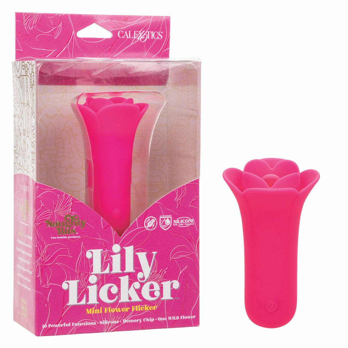 CalExotics® Naughty Bits Lily Licker – Pink