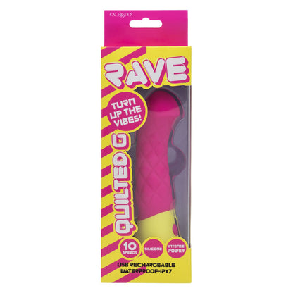 CalExotics® Rave Quilted G-Vibe - Fuschia