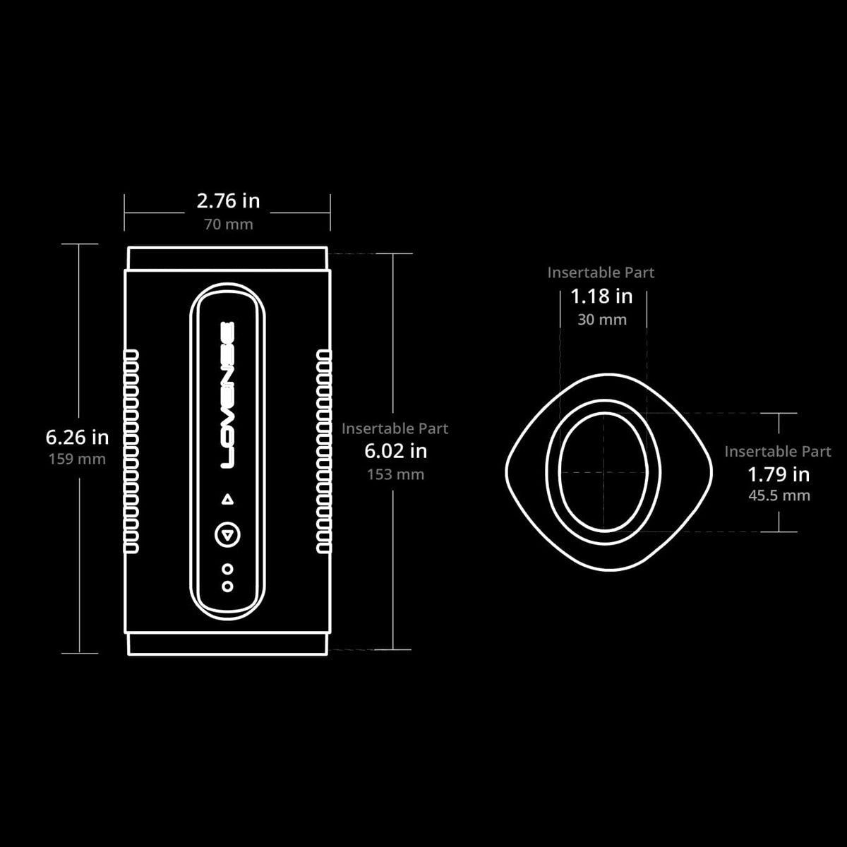 Lovense Calor - Bluetooth Depth-Controlled Male Masturbator