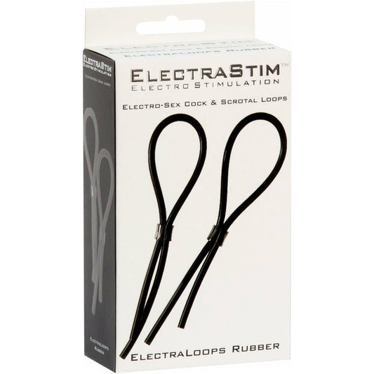ElectraStim ElectraLoops Rubber Adjustable Cock and Scrotal Loops