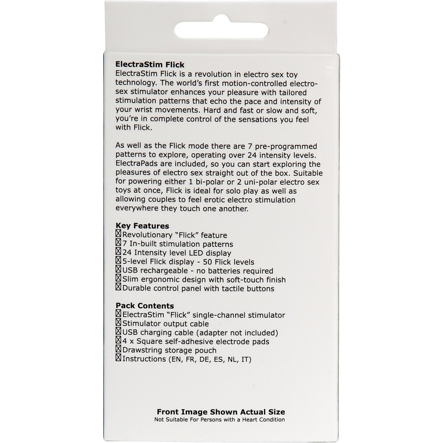 ElectraStim Flick Electro-Sex Stimulator Pack