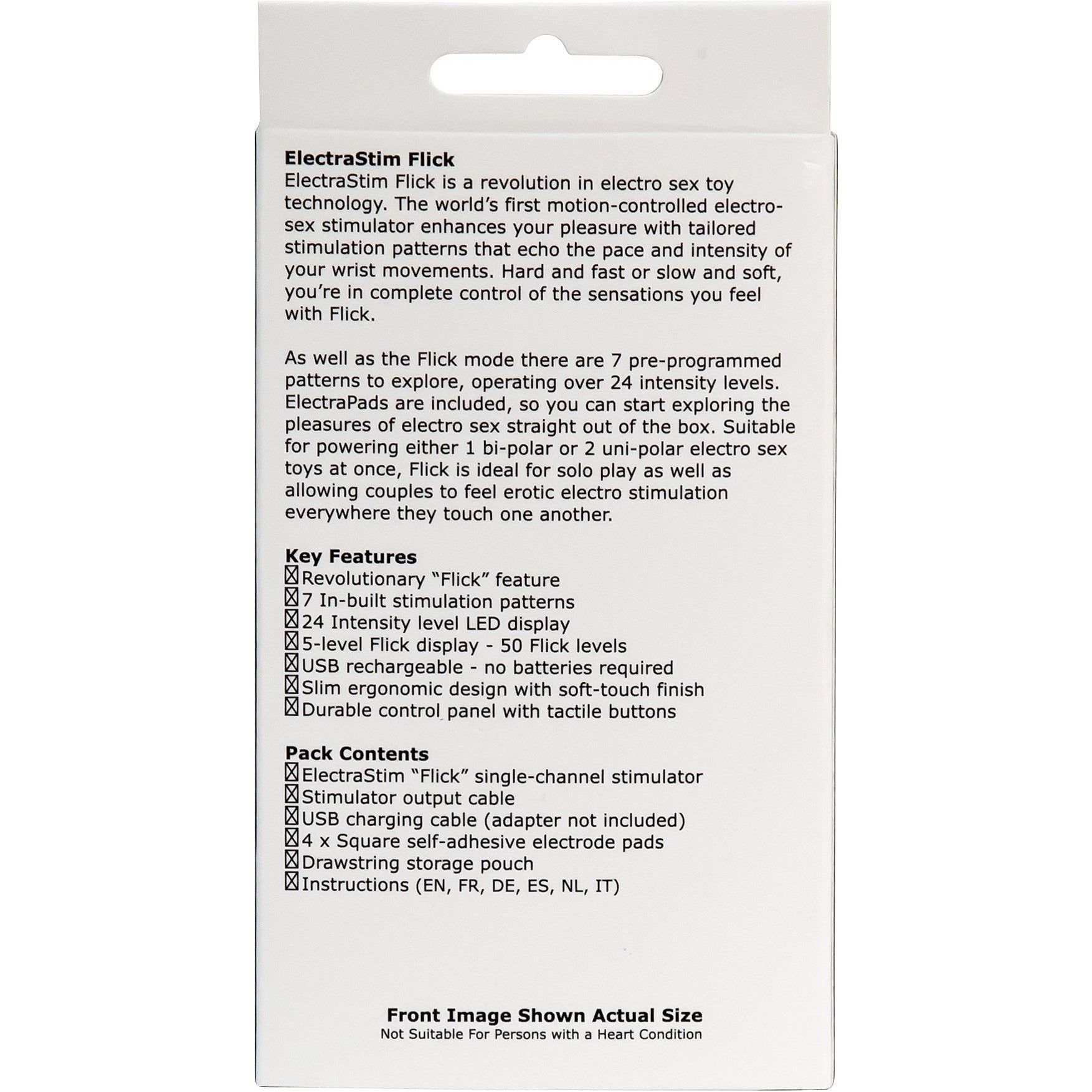 ElectraStim Flick Electro-Sex Stimulator Pack