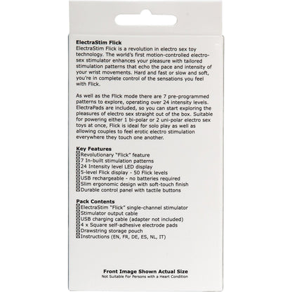 ElectraStim Flick Electro-Sex Stimulator Pack