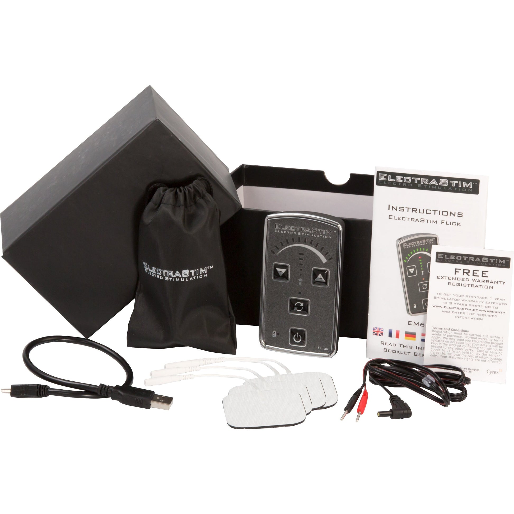 ElectraStim Flick Electro-Sex Stimulator Pack