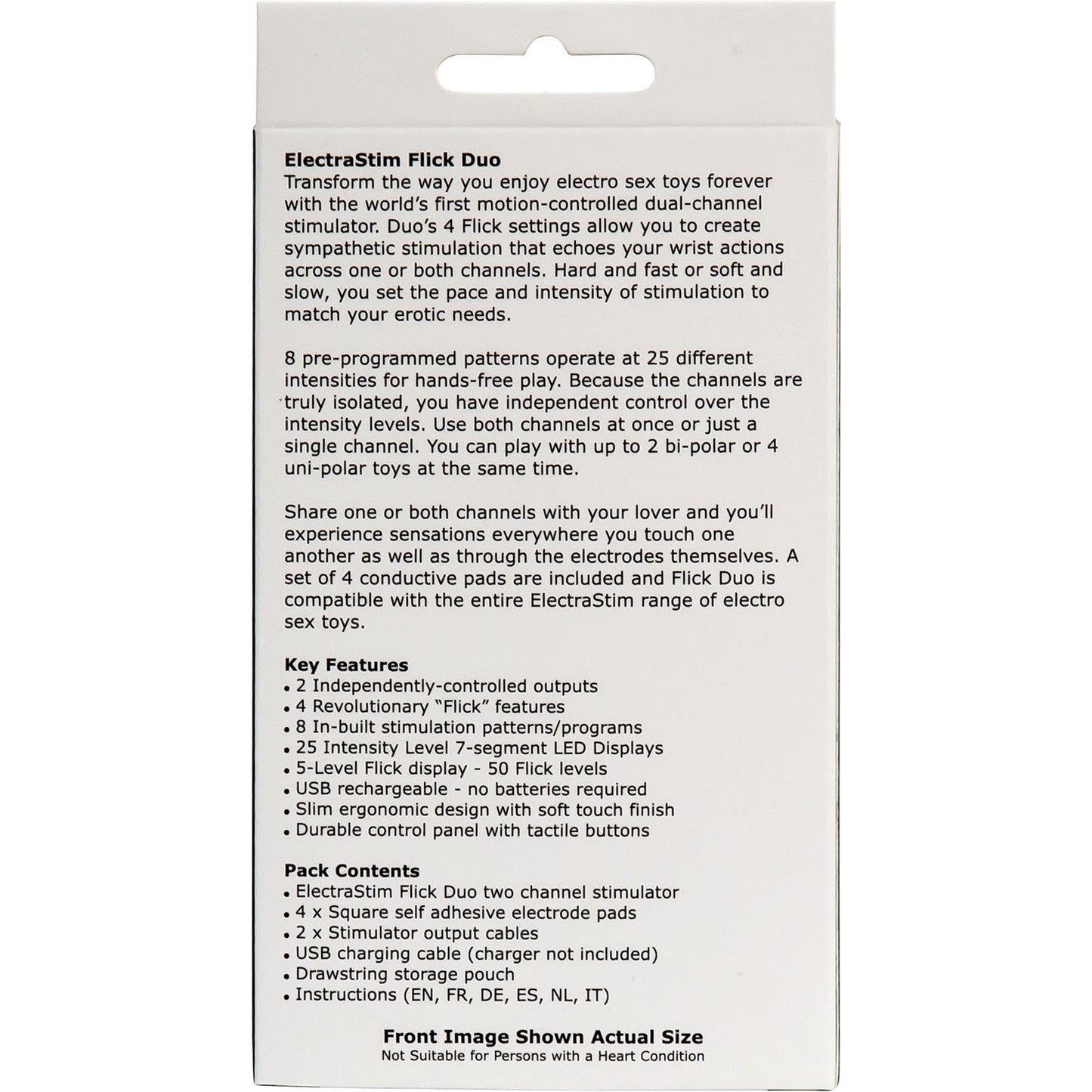 ElectraStim Flick Duo Electro-Sex Stimulator Pack