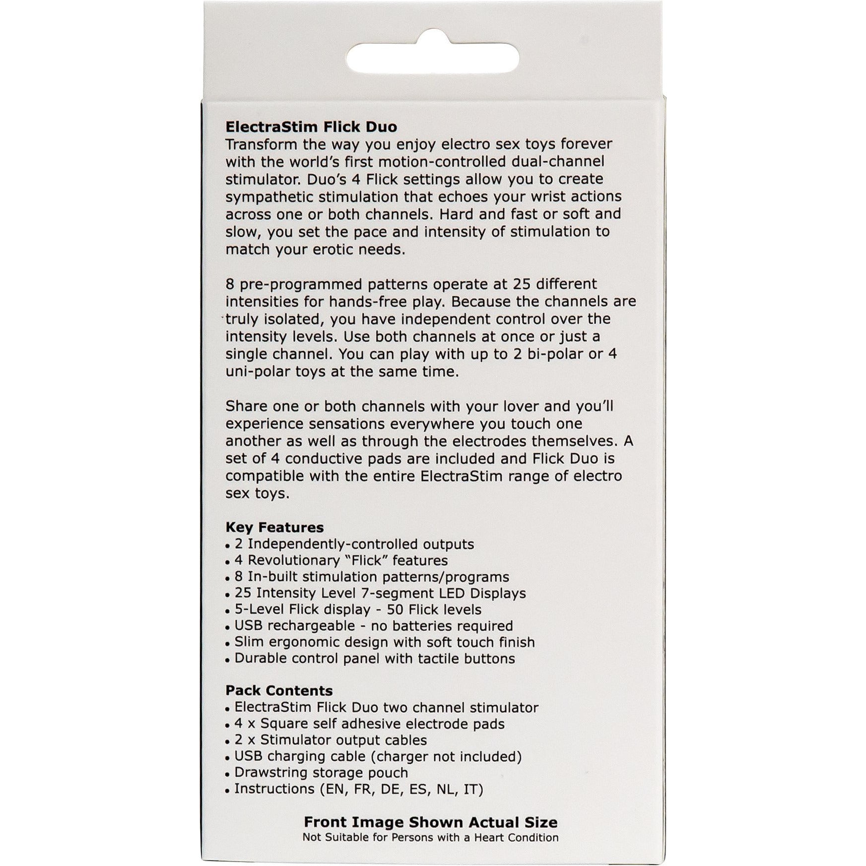 ElectraStim Flick Duo Electro-Sex Stimulator Pack
