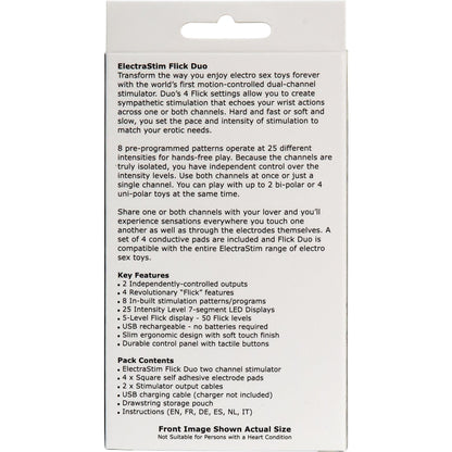 ElectraStim Flick Duo Electro-Sex Stimulator Pack