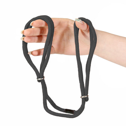 Cotton Cuffs 11.8” Wrist or Ankle Cuffs – Black