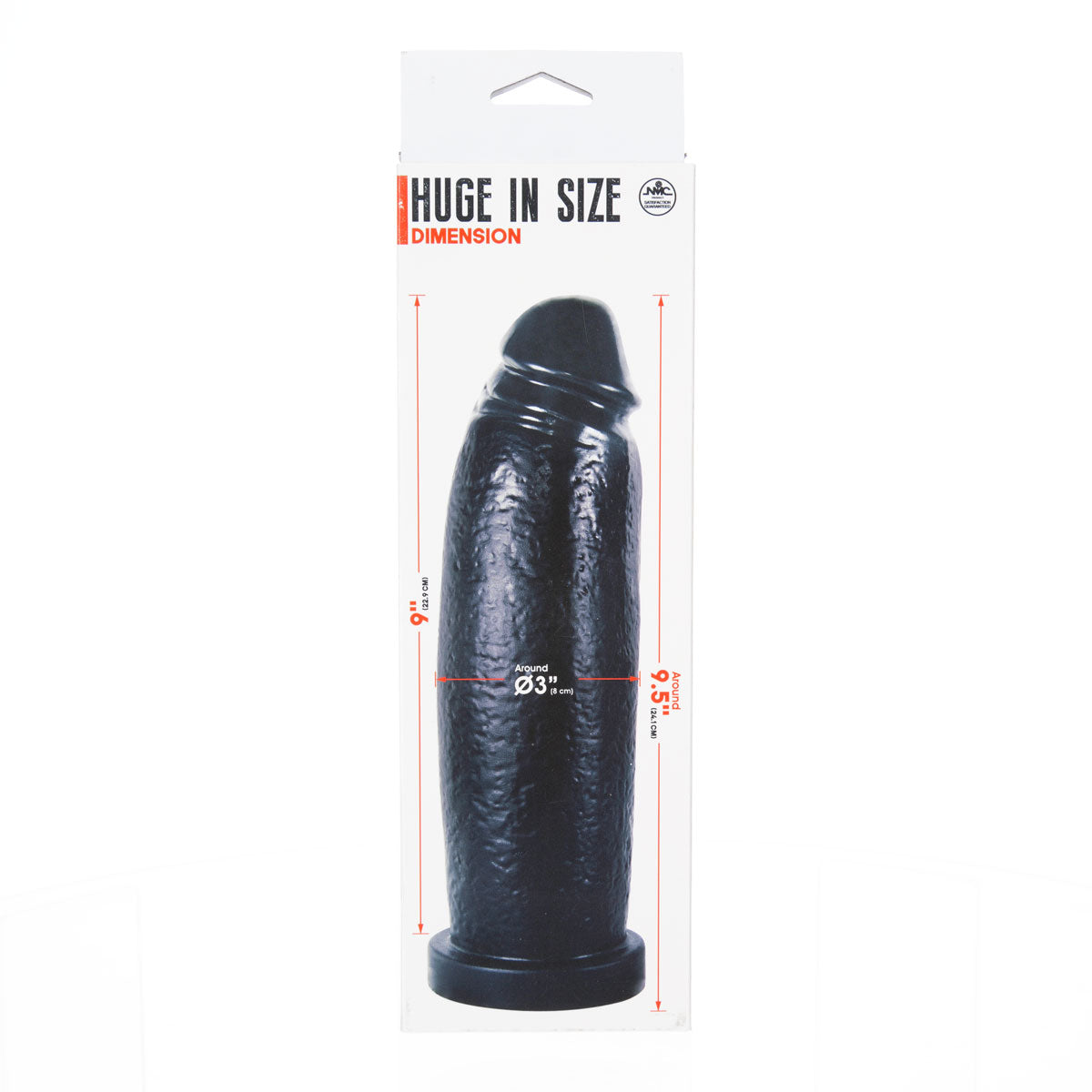 Excellent Power Hercules Dildo Realistic Giant Dildo 9.5” – Black