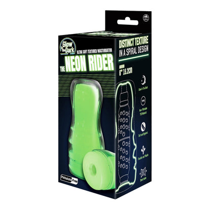 Excellent Power The Neon Rider G.I.D. Ultra Soft Textured Masturbator