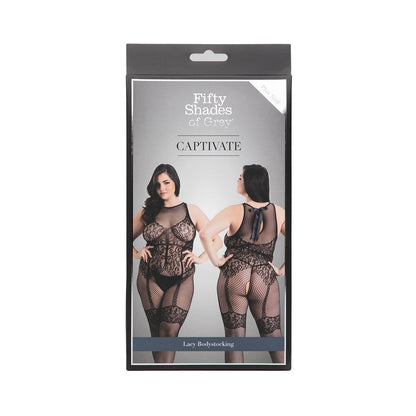 Fifty Shades of Grey Captivate Lacey Bodystocking – One Size Plus