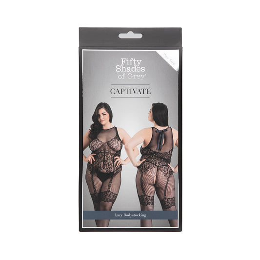 Fifty Shades of Grey Captivate Lacey Bodystocking – One Size Plus