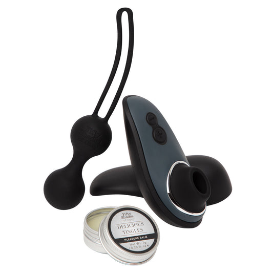 Fifty Shades of Grey x Womanizer - Desire Blooms Couple's Kit