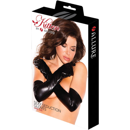 Kitten By Allure - Sexy Seduction Gloves - Black - O/S
