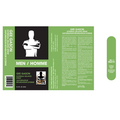 Gee Gason Delay Spray for Men