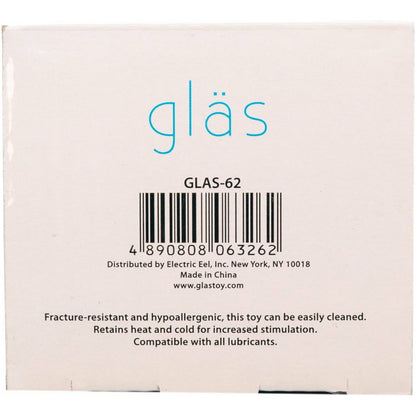 Glas Amethyst Rain Butt Plug – Clear