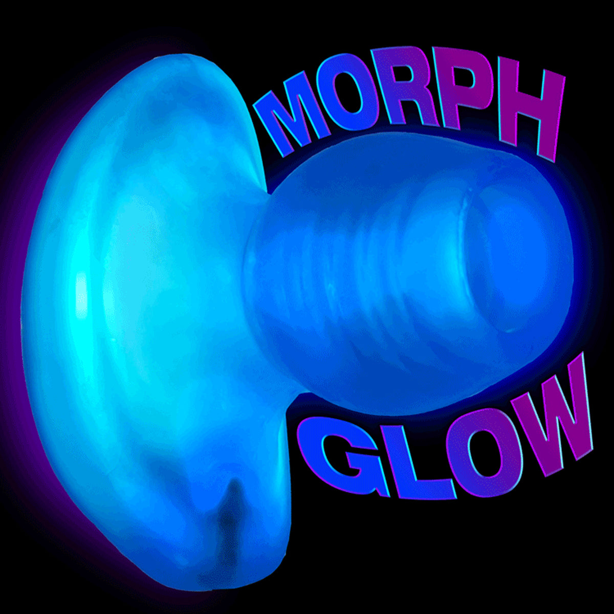 Oxballs – Glowhole-2 Blue Morph LED Hollow Butt Plug - Blue