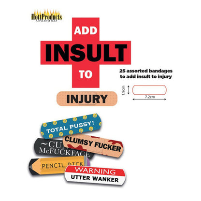 Add Insult to Injury Adhesive Bandages