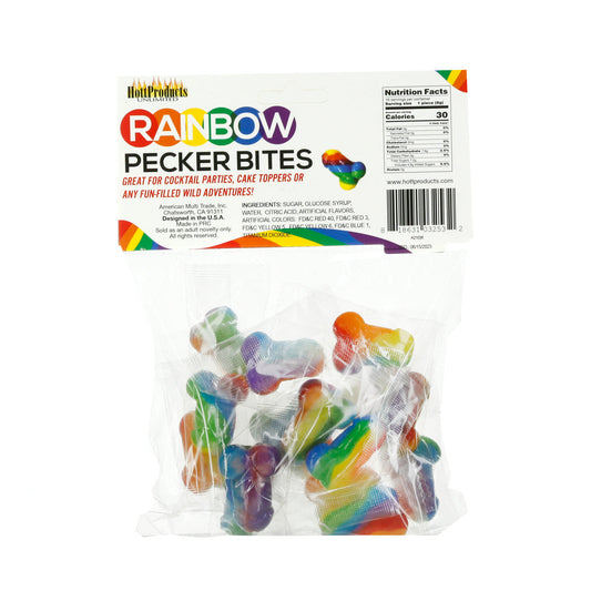 HottProducts Hott Products - Rainbow Pecker Bites Candy - 128g
