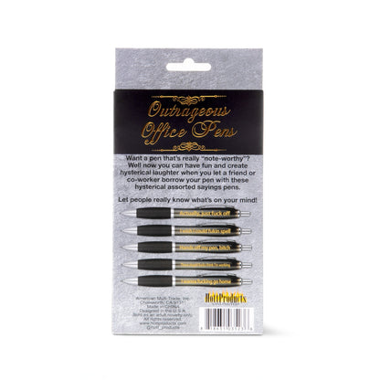 Outrageous Office Pens – Pack of 5 (cost per pen)
