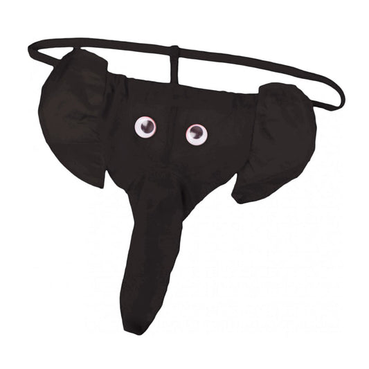 HottProducts Hott Products - Elephant Thong - Black - One Size Fits Most