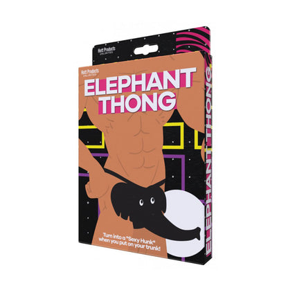 Elephant Thong – Black – One Size Fits Most