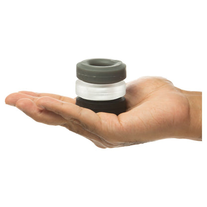 Oxballs Silicone Hünky Junk 3-Pack C-Rings - Multi