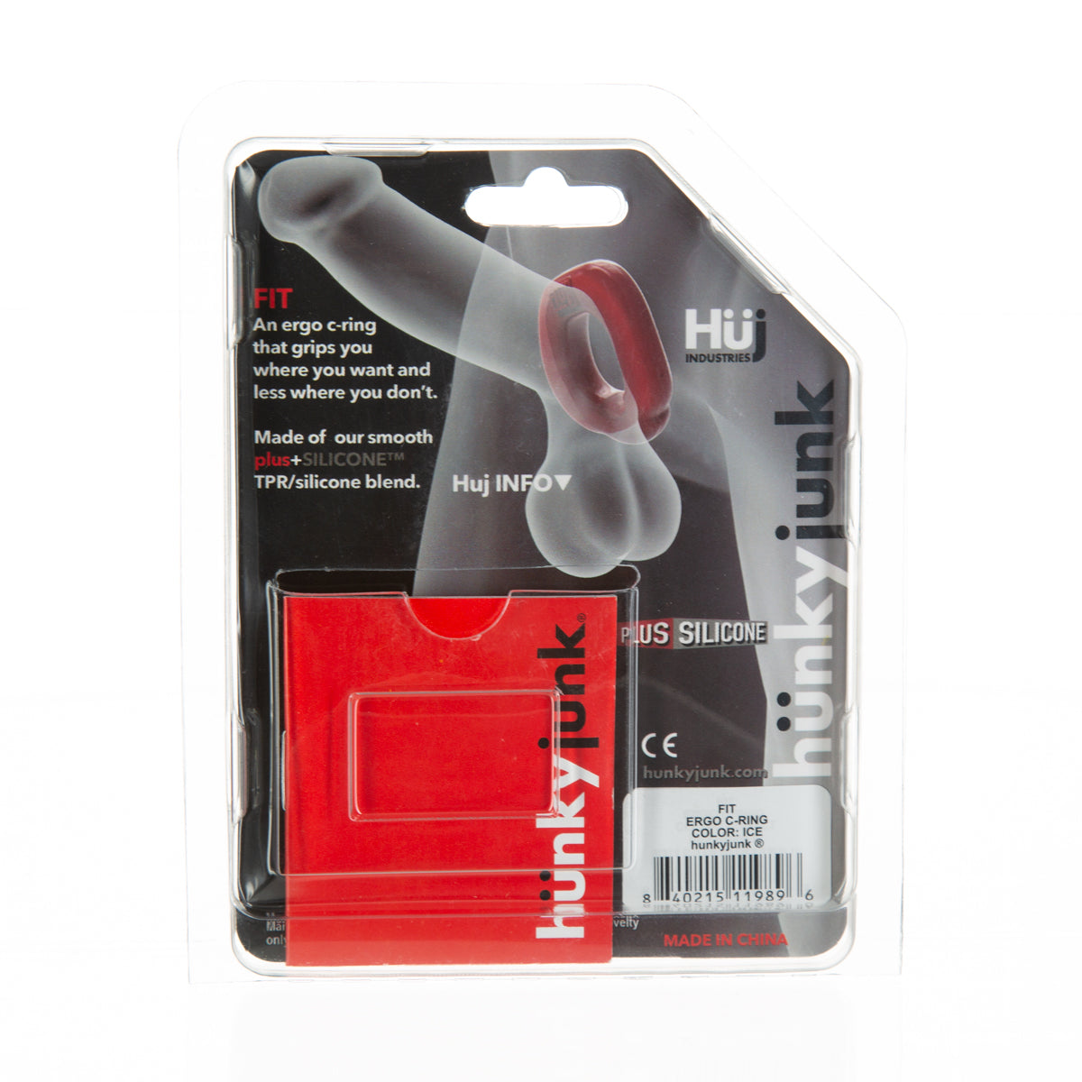 Oxballs – Hunkyjunk - Fit - Ergo Cock Ring - Ice