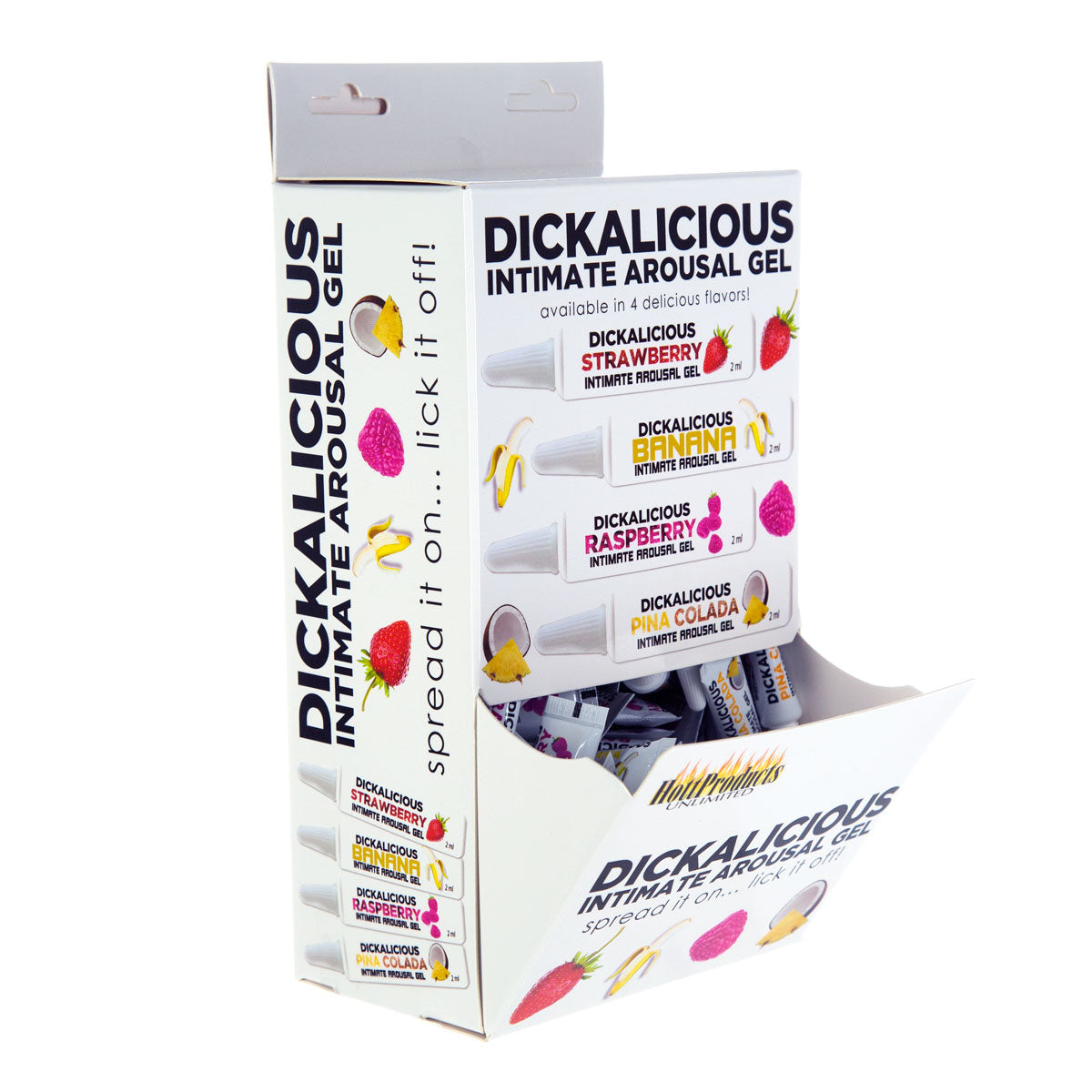 HottProducts Dickalicious Intimate Arousal Gel Pillow Pack Display - Display of 144