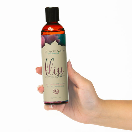 Intimate Earth Bliss Anal Relaxing Water Based Glide - 240ml/8oz