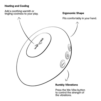 We-Vibe® Temp Heating & Cooling Massager – Lavender Blue