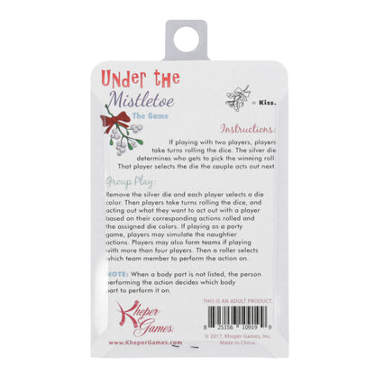 Under The Mistletoe The Game Dice