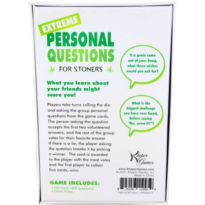 Kheper Games - Extreme Personal Questions For Stoners Adult Party Game